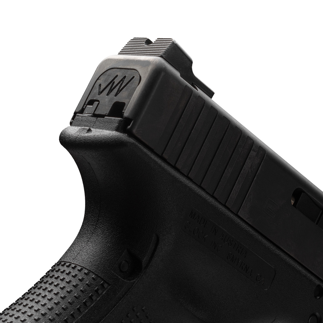 Agency Arms A Backplate for Glock Gen 3/4 - All Black