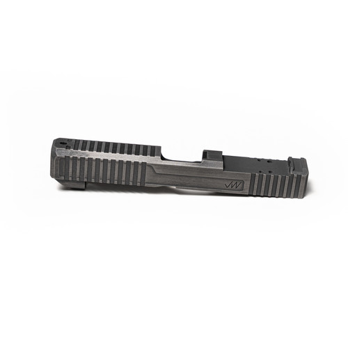 G48, OEM Slide, F7 Slide Milling, RMRcc Upgrade Optic Cut - Tungsten Battleworn Cerakote