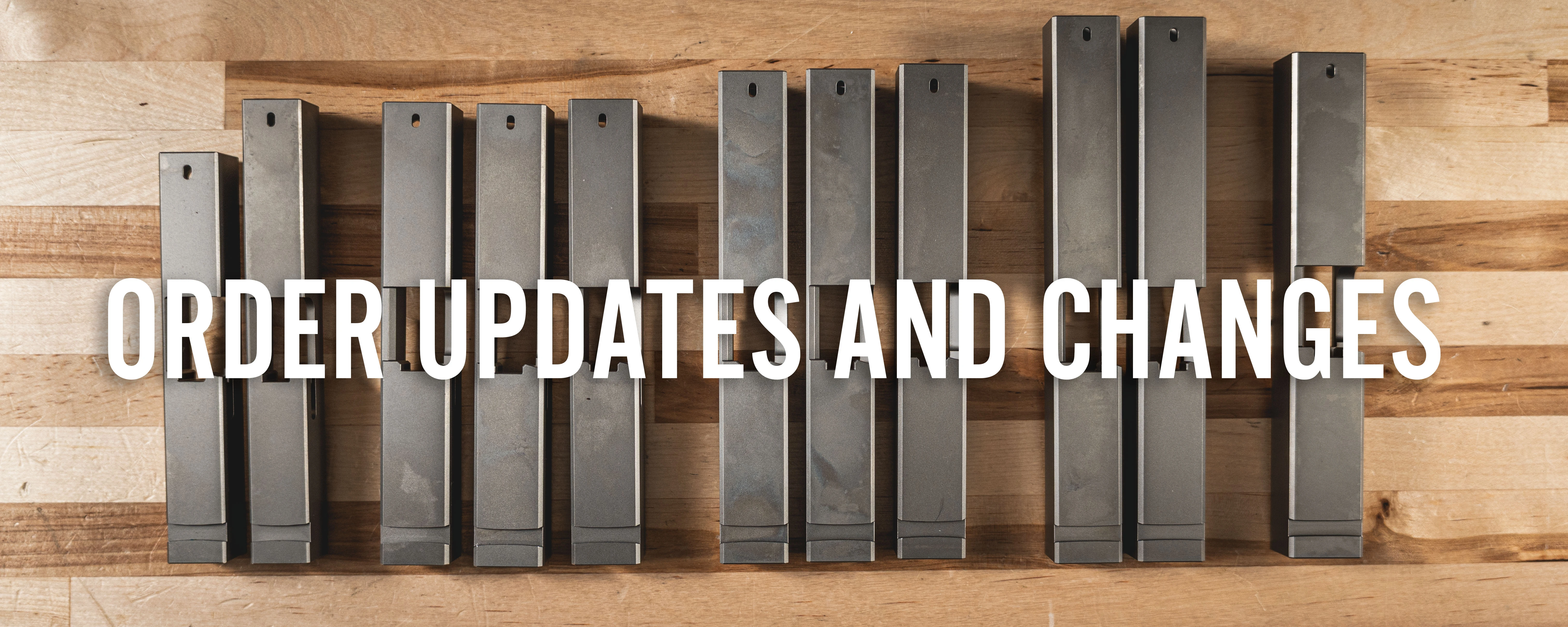 Order changes and status updates!