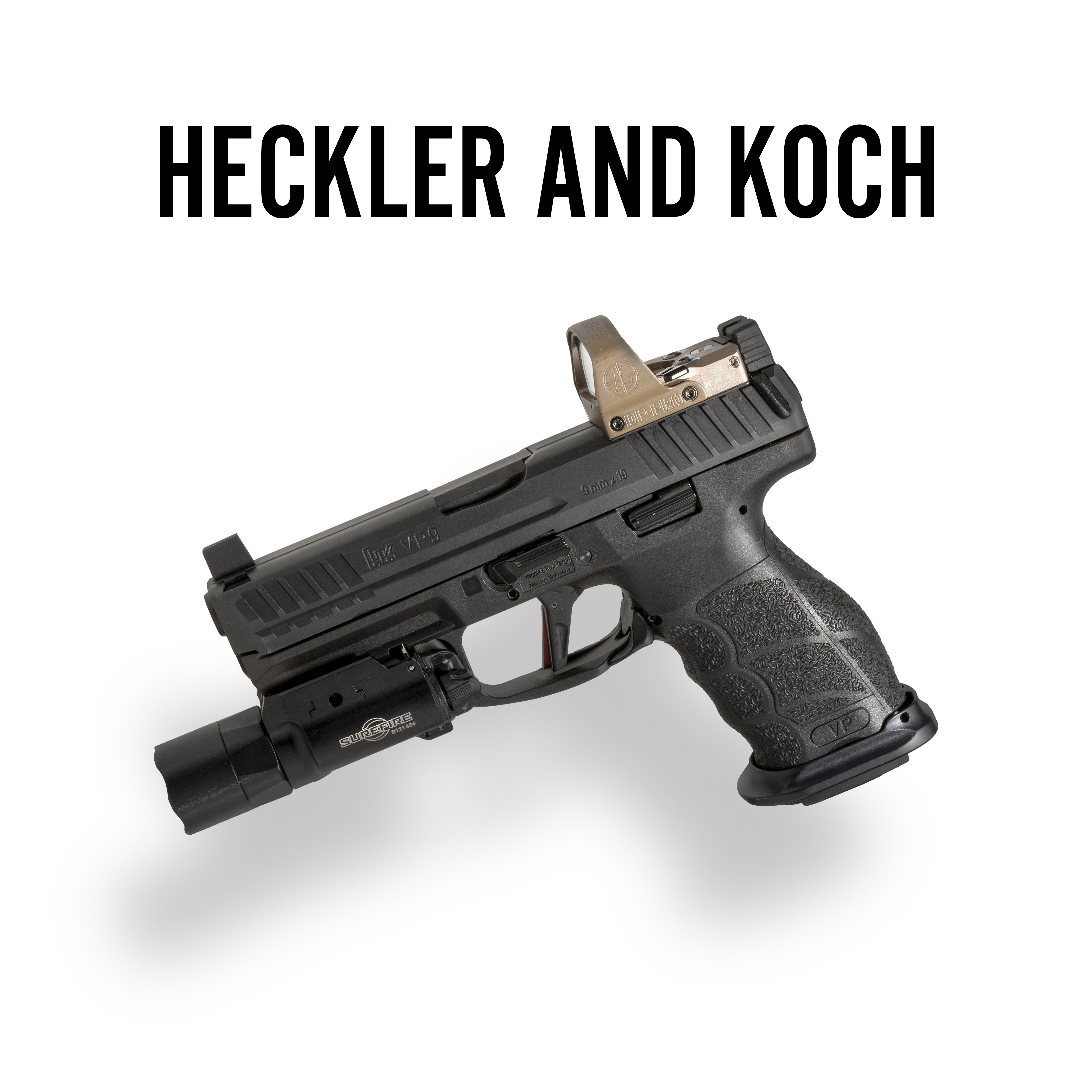 Heckler and Koch HK VP9 Slide Milling and Optic Cuts