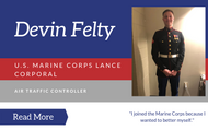 Interview with Marine ATC Lance Corporal  Devin Felty