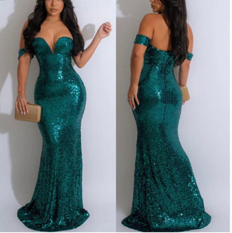 SELENA GALA MAXI GREEN