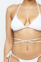  SIMI WRAP BIKINI WHITE ( ONLINE ONLY )