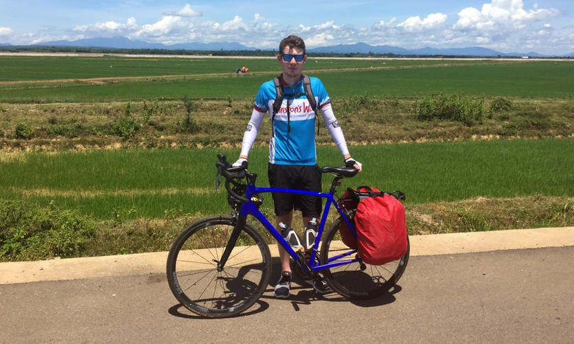 Mango Bikes rider Angus cycles over 1,300 miles for charity