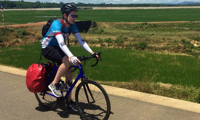 Mango Bikes rider Angus cycles over 1,300 miles for charity
