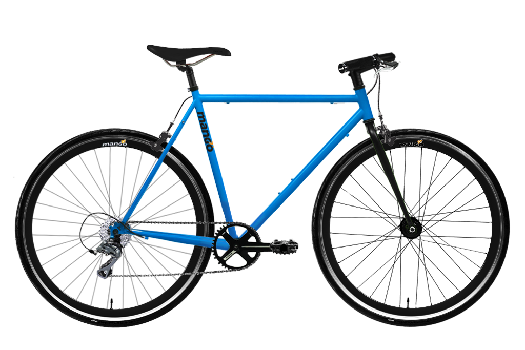 Commuter Bike | OG 1x8 Speed - Matte Blue | Mango Bikes