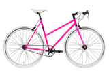 Mango Moosher single speed pink fixie bike