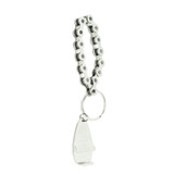 Silver Bike Chain Keyring with Bottle Opener