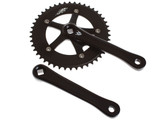 Sugino Pista Crankset - Black