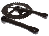 Sugino Pista Crankset - Black