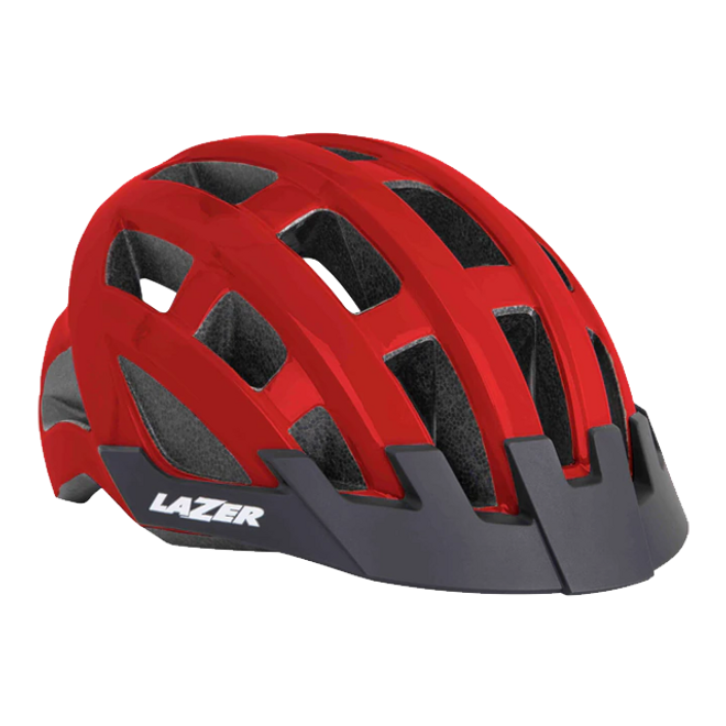 Lazer Compact cycling helmet - Red - Mango Bikes