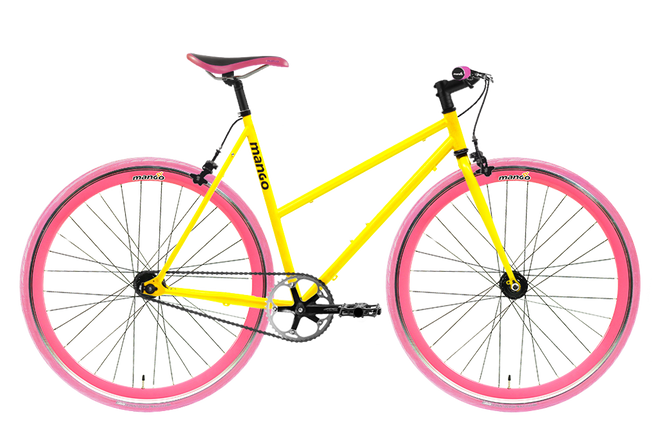 Moosher Single Speed - Yellow Series Pink