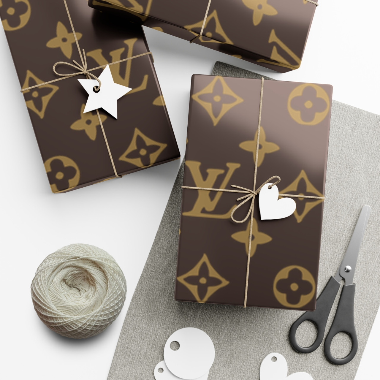 LV Wrapping PAPER-WHITE - Scrapbooking & Paper Crafts