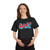 #UltraBlack G.O.A.T Champion Women's Classic Cropped Tee 