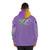 Purple Mardi Gras G.O.A.T Prichard Fashion Hoodie