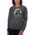 Woman in It'll Buff Out Gray Unisex Sweatshirt