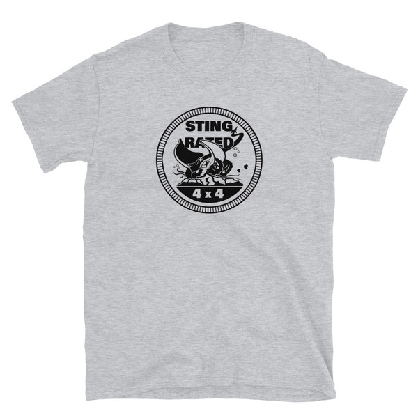 Gray Sting-Rated Short-Sleeve Unisex T-Shirt