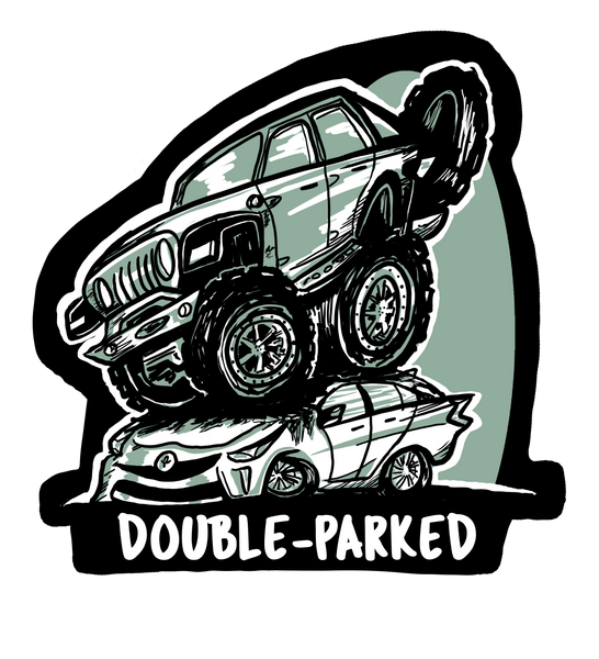 Double-Parked Decal