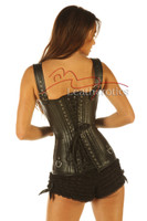 Lacing Gothic style corset