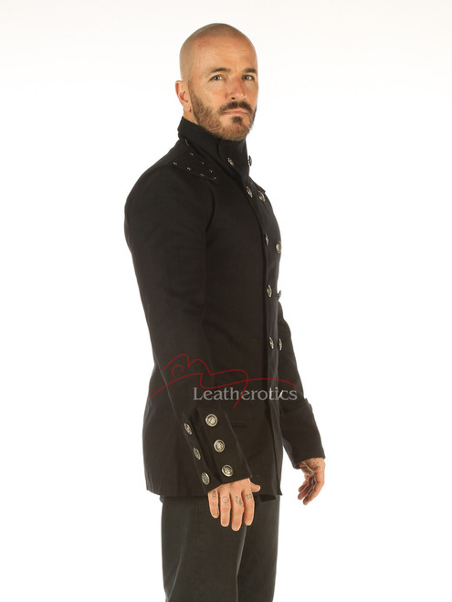 Steampunk Military jacket - side Steampunk Military jacket - side