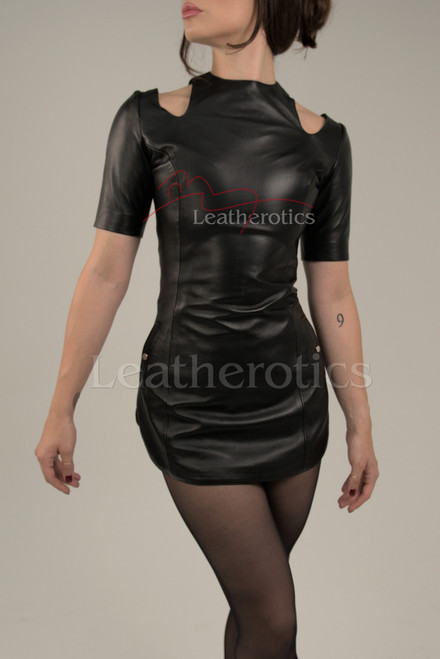 Custom Made Fitted Leather Top Custom Made Fitted Leather Top