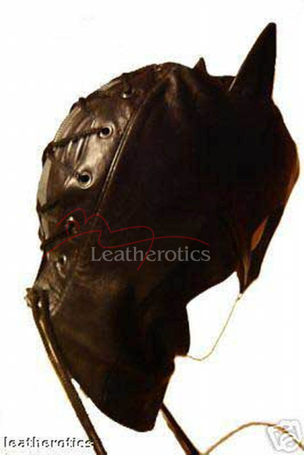 Black Leather cat mask 1