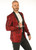 Deluxe Men's Vintage Maroon Blazer