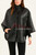 Ladies Fine Leather Cape With Fur Lining 3