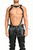 Leather Body Harness With Adjustable Belt Hr4