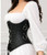 black Leather Gothic corset - Bondage Corset