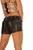 leather shorts for women - back