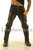 Mens real Leather trousers - front