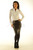 Black Leather Pencil Skirt - front