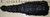 Black leather binder sleep sack with harness straps, top view