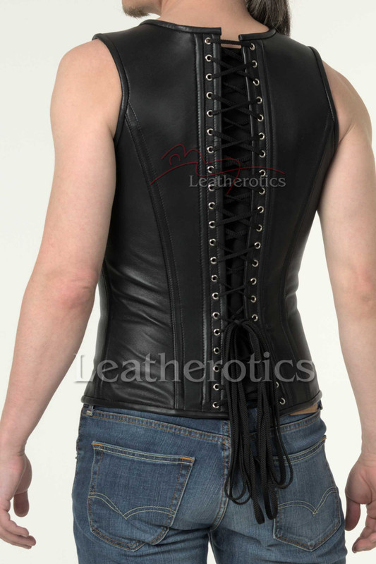 Men's overbust corset Top for tight lacing and back support Men's overbust corset Top for tight lacing and back support