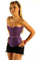 purple corset - front