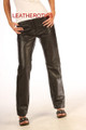 Full Grain leather dress trousers pic 2