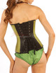 Lime Green Corset  - back