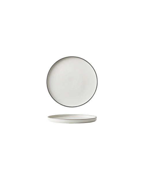 MOD Dusted White Round Sauce/ Butter/ Dip Dish 4.25 in.