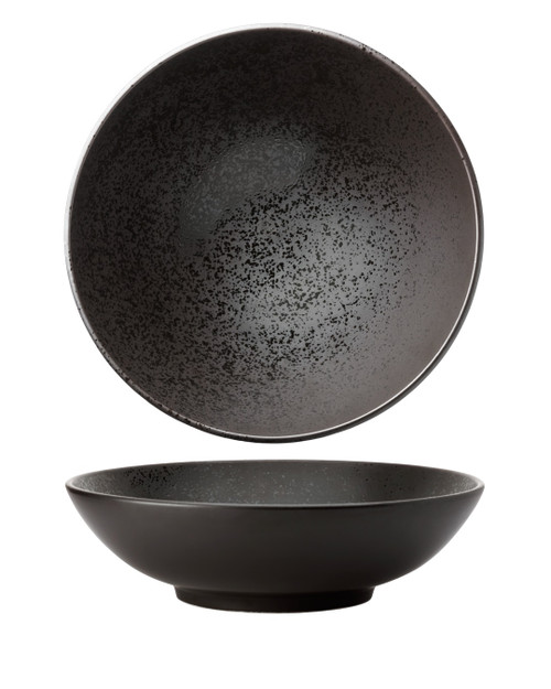 Lava Ash Brown Serving Bowl for 10 to 12 Persons/ Large Pasta Bowl 11.5 in.