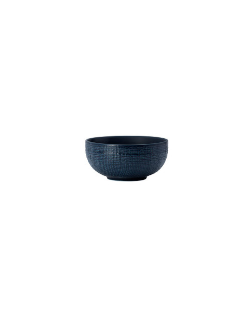 Knit Navy Blue Soup/ Congee/ Cereal Bowl 5 in.