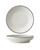 MOD Dusted White Raised Salad/ Pasta Plate/ Shallow Serving Dish for 3 to 4 Persons 10.25  in.