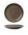 Rustic Chestnut Round Dinner Plate/Serving Plate for 2 to 3 Persons 10.5 in.