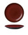 Rustic Crimson Round Dinner Plate/Serving Plate for 2 to 3 Persons 10.5 in.