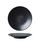 Urban Black Round Salad/ Small Dinner Plate 9.25 in.