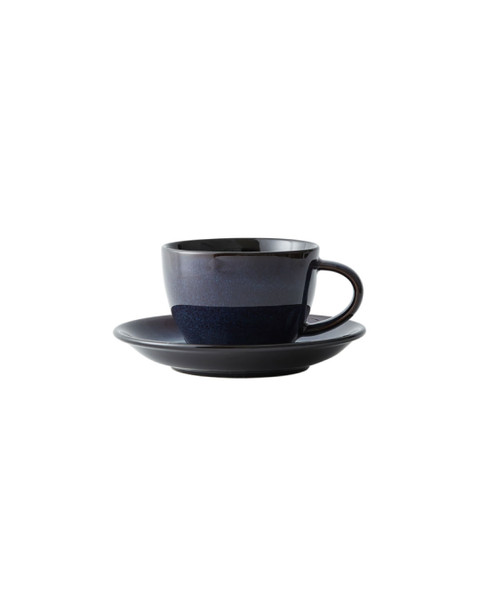 Rustic Lapis Coffee/ Cappuccino Cup 250 ml and Saucer 6.25 in.