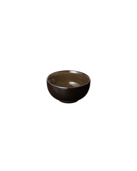Rustic Chestnut Round Bowl for soup, cereal, congee 5 in.