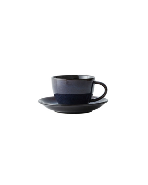 Rustic Lapis Coffee/ Tea Cup 186 ml and Saucer 6 in.