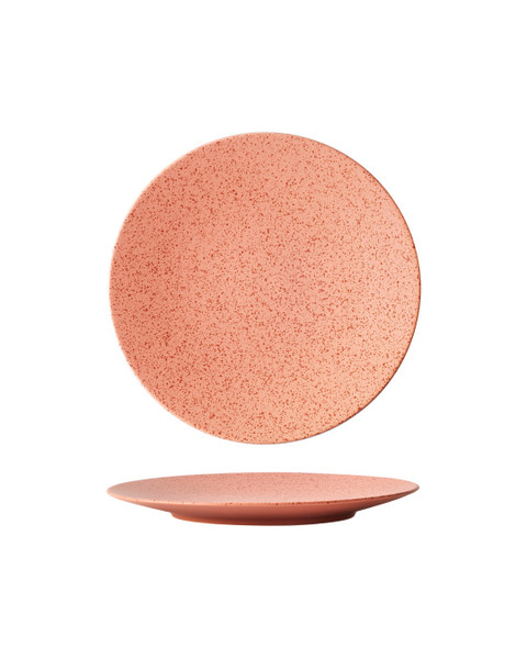 Lava Rusty Pink Round Salad/ Small Dinner Plate 9 in.