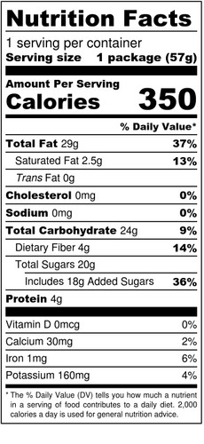 Autumn Roast Pecans nutrition facts
